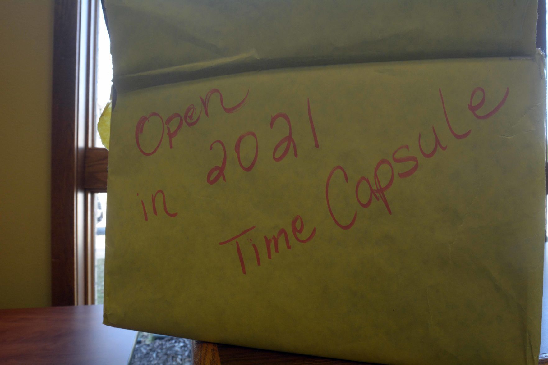 Portage students create time capsule